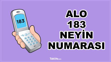 183 telefon numarası nedir